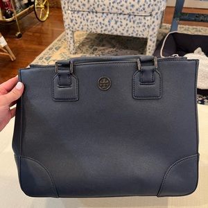 Tory Burch triple compartment tote